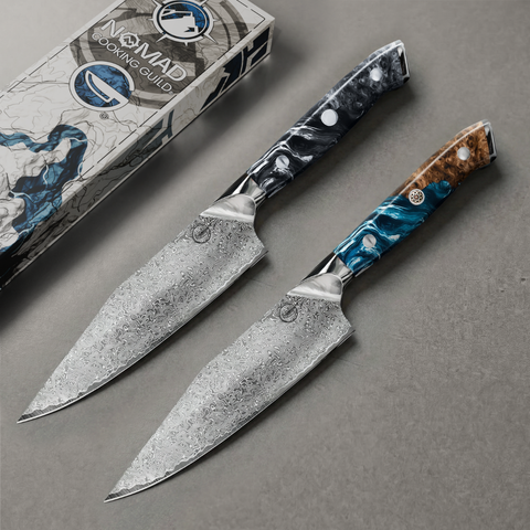 Nomad Twin Peaks Damascus Set