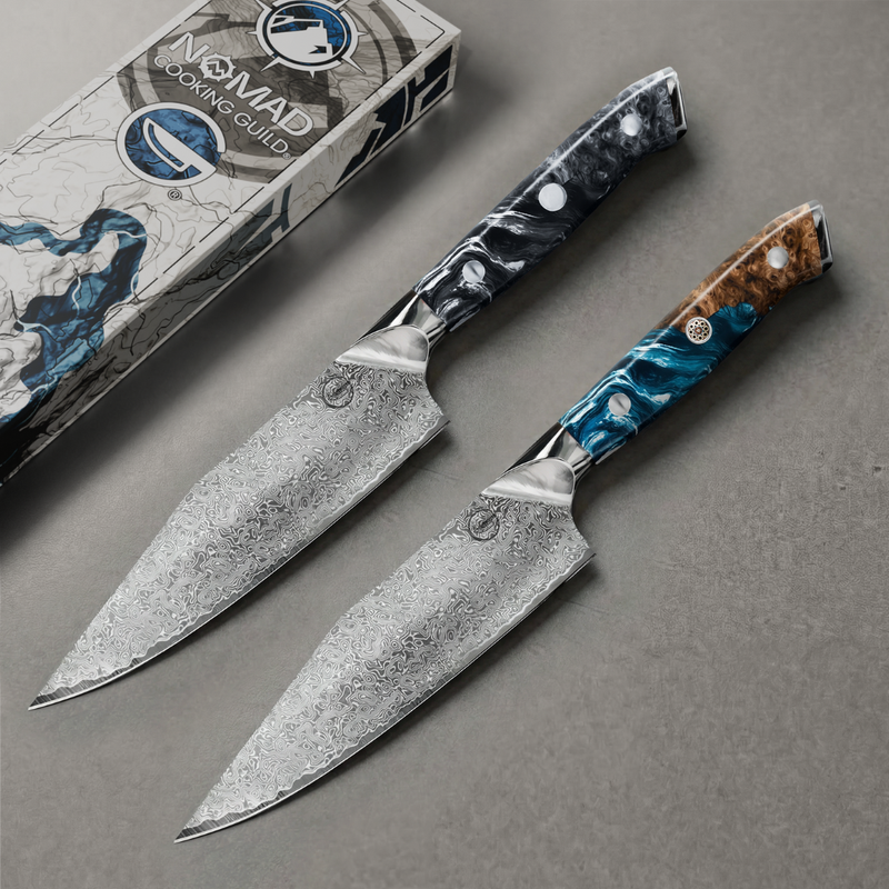Nomad Twin Peaks Damascus Set