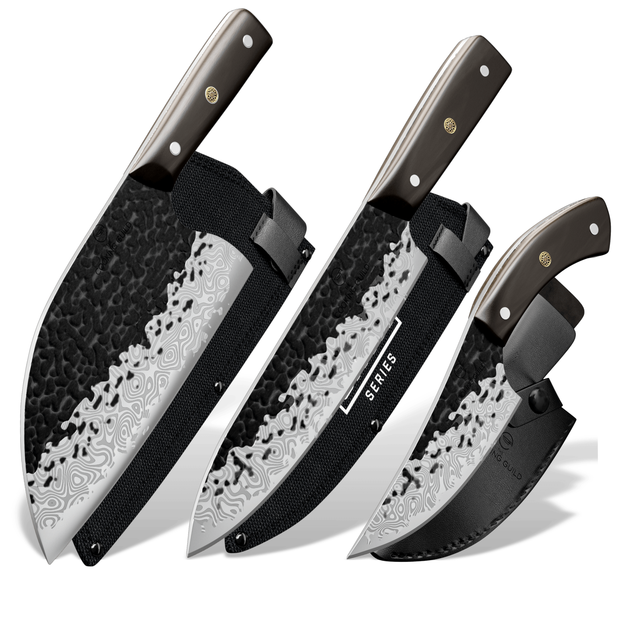 ONYX Series Damascus Steel Knife Set - TheCookingGuild