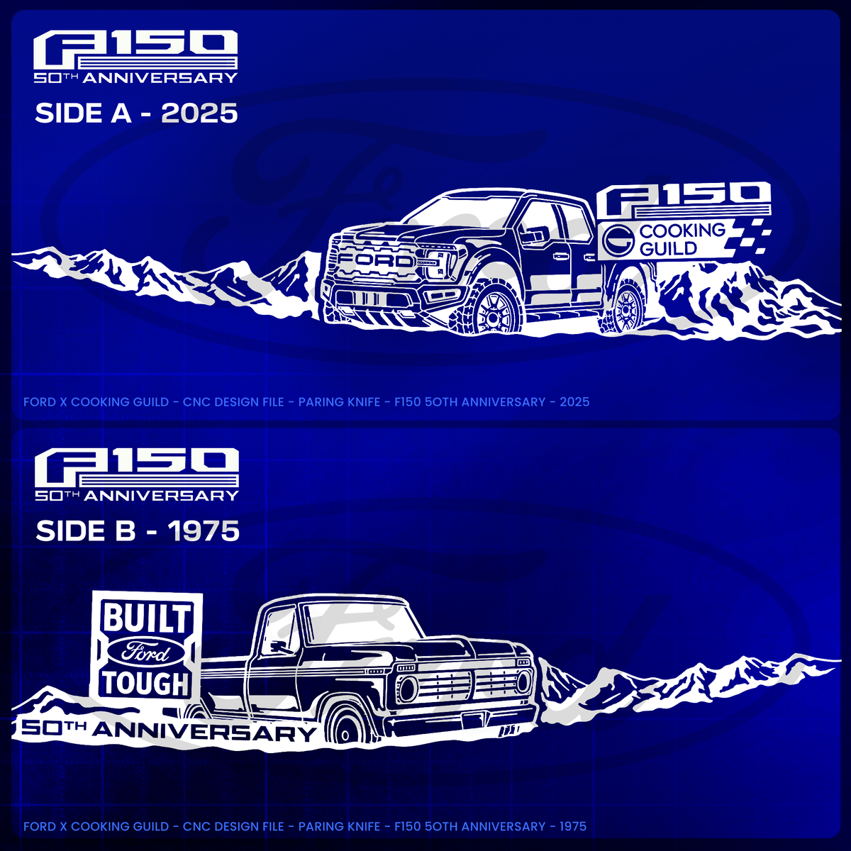 5" Ford 50th Anniversary F-150 Utility Knife