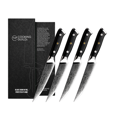 5" Damascus Steak Knives