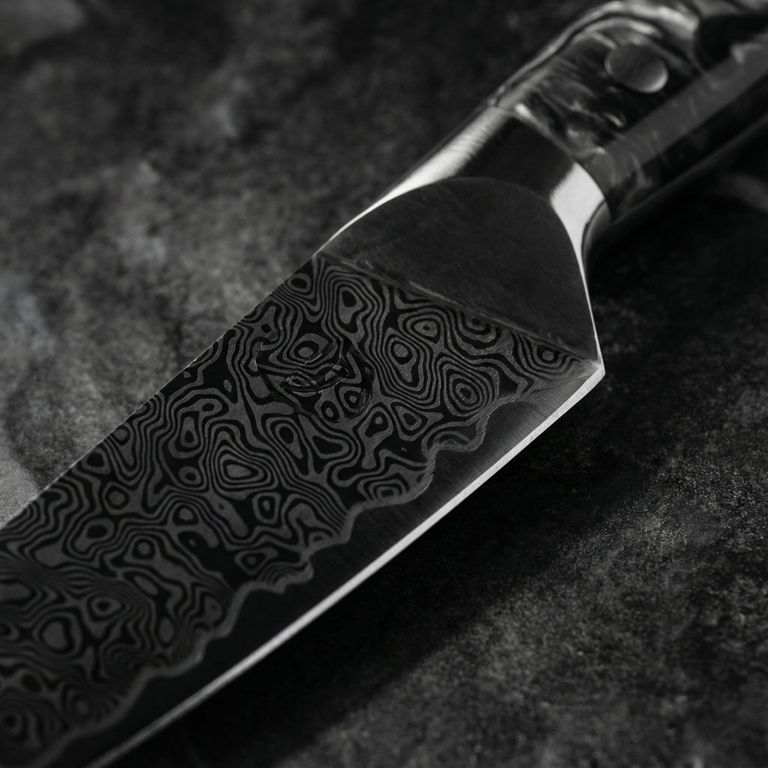 Nomad Blackout Damascus Steak Knife Set