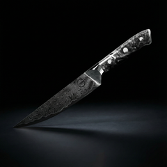 Nomad Blackout Damascus Steak Knife Set