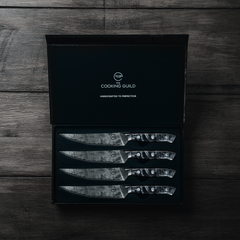 Nomad Blackout Damascus Steak Knife Set