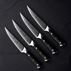 5" Damascus Steak Knives