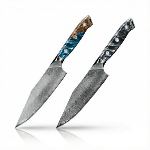 Nomad Twin Peaks Damascus Set