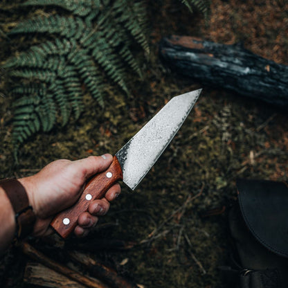 Guild 6th Bushcraft Damascus 7” Bunka