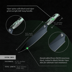 Viper 8" USA Chef Knife - TheCookingGuild