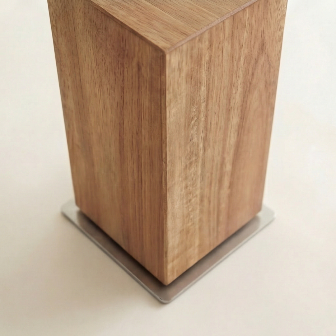 Acacia Wood Spinning Block