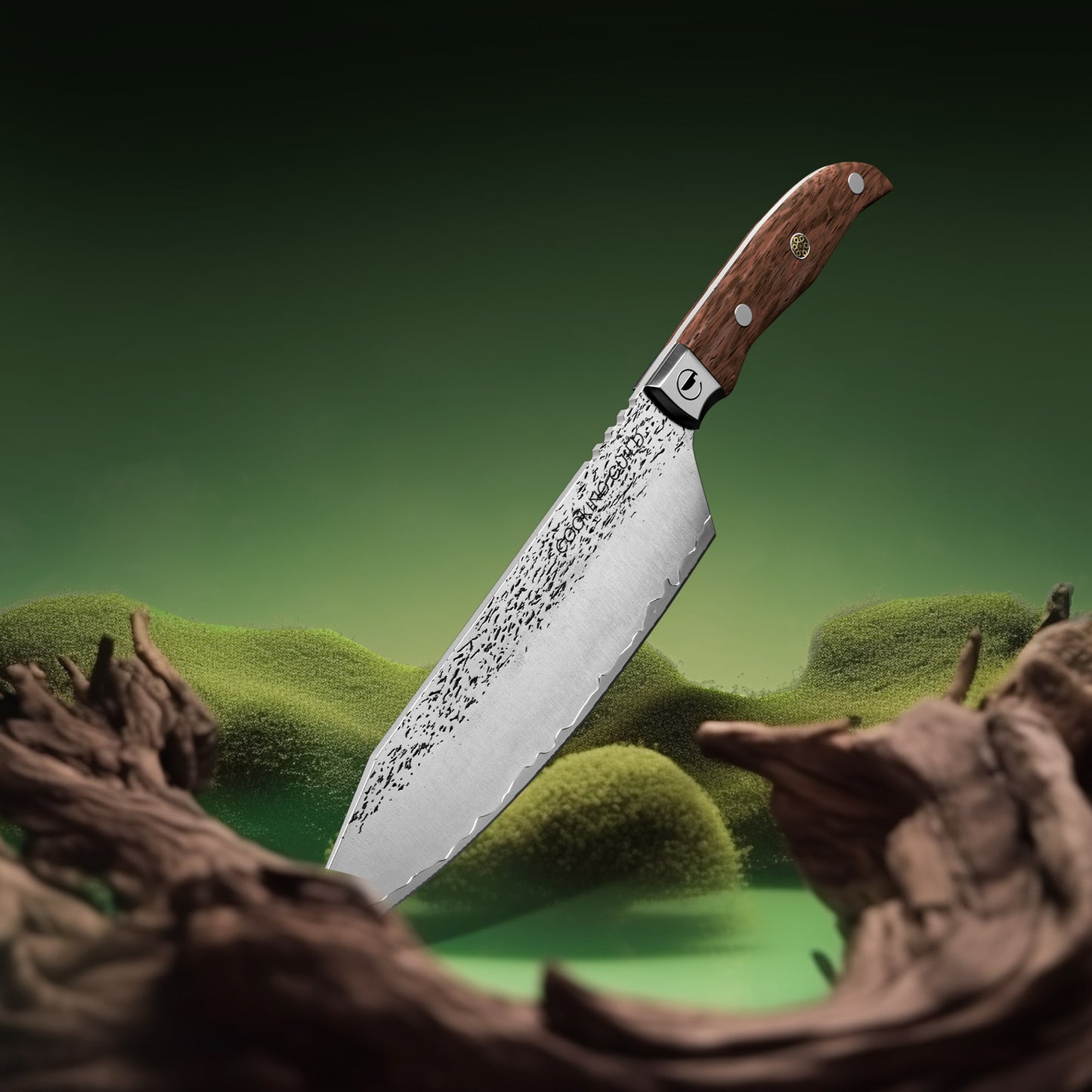 8" Grizzly Chef knife | Forged Japanese San Mai