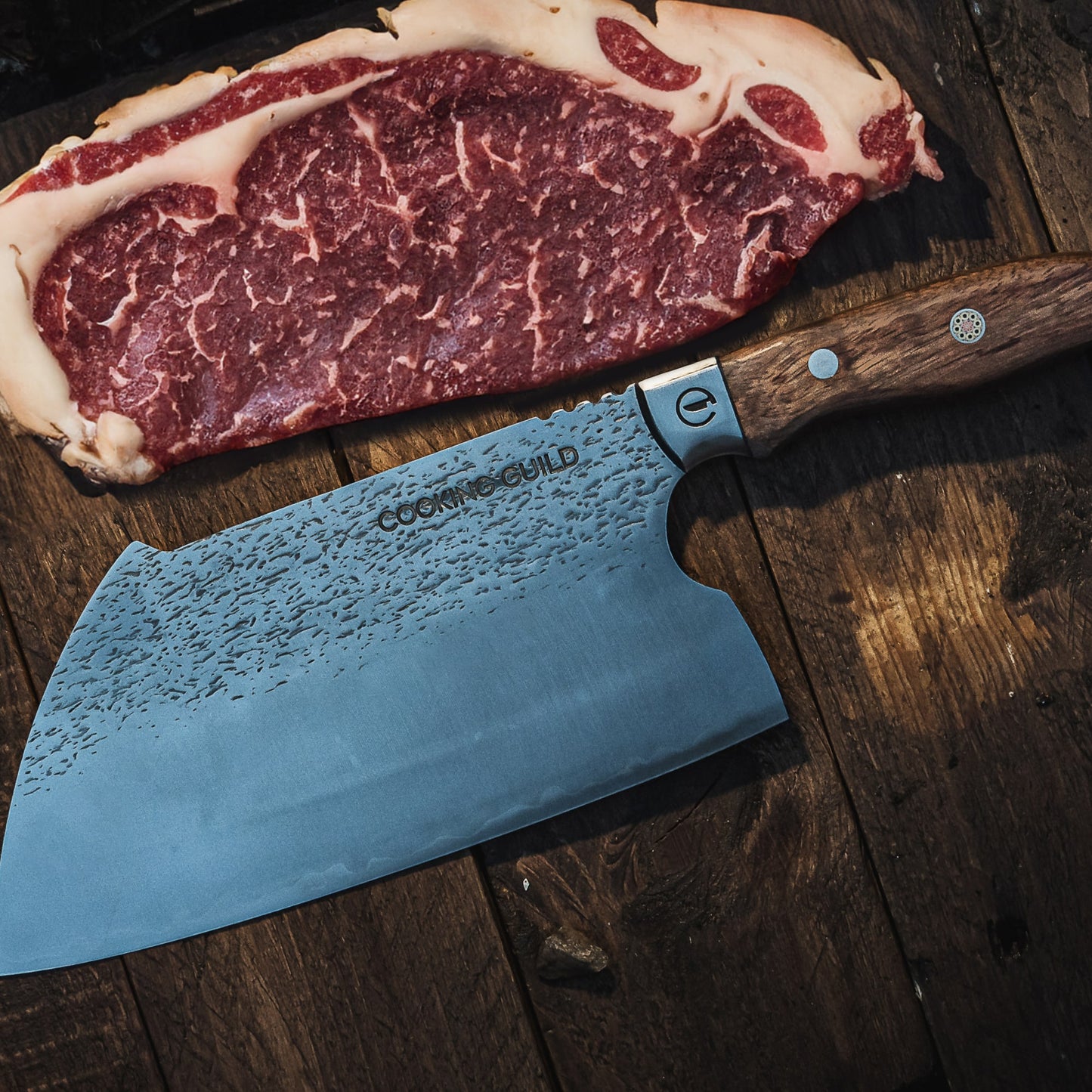 Grizzly Serbian Cleaver | Forged Japanese San Mai