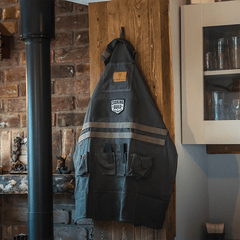 Charcoal  Cotton BBQ Utility Apron - TheCookingGuild