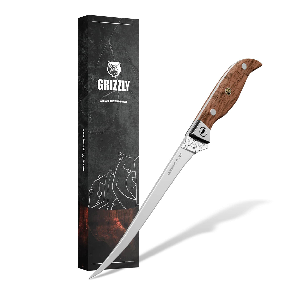 7" Grizzly Fillet | Forged Japanese San Mai Steel - TheCookingGuild