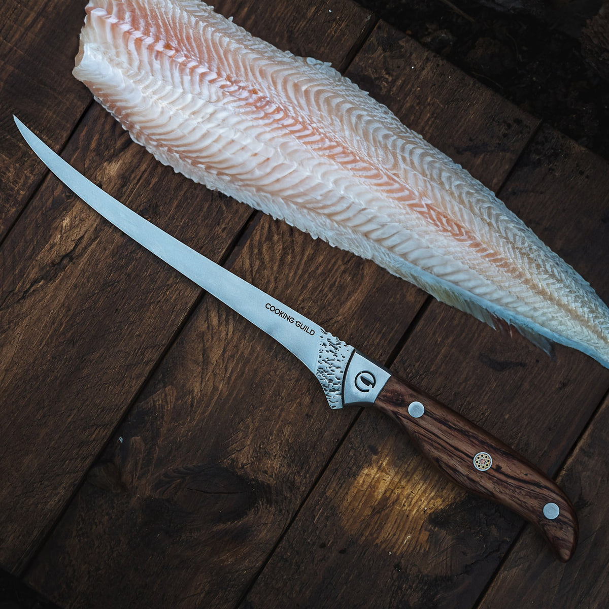 7" Grizzly Fillet | Forged Japanese San Mai Steel - TheCookingGuild
