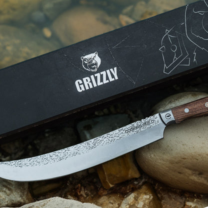 12" Grizzly Scimitar | Forged Japanese San-Mai Steel