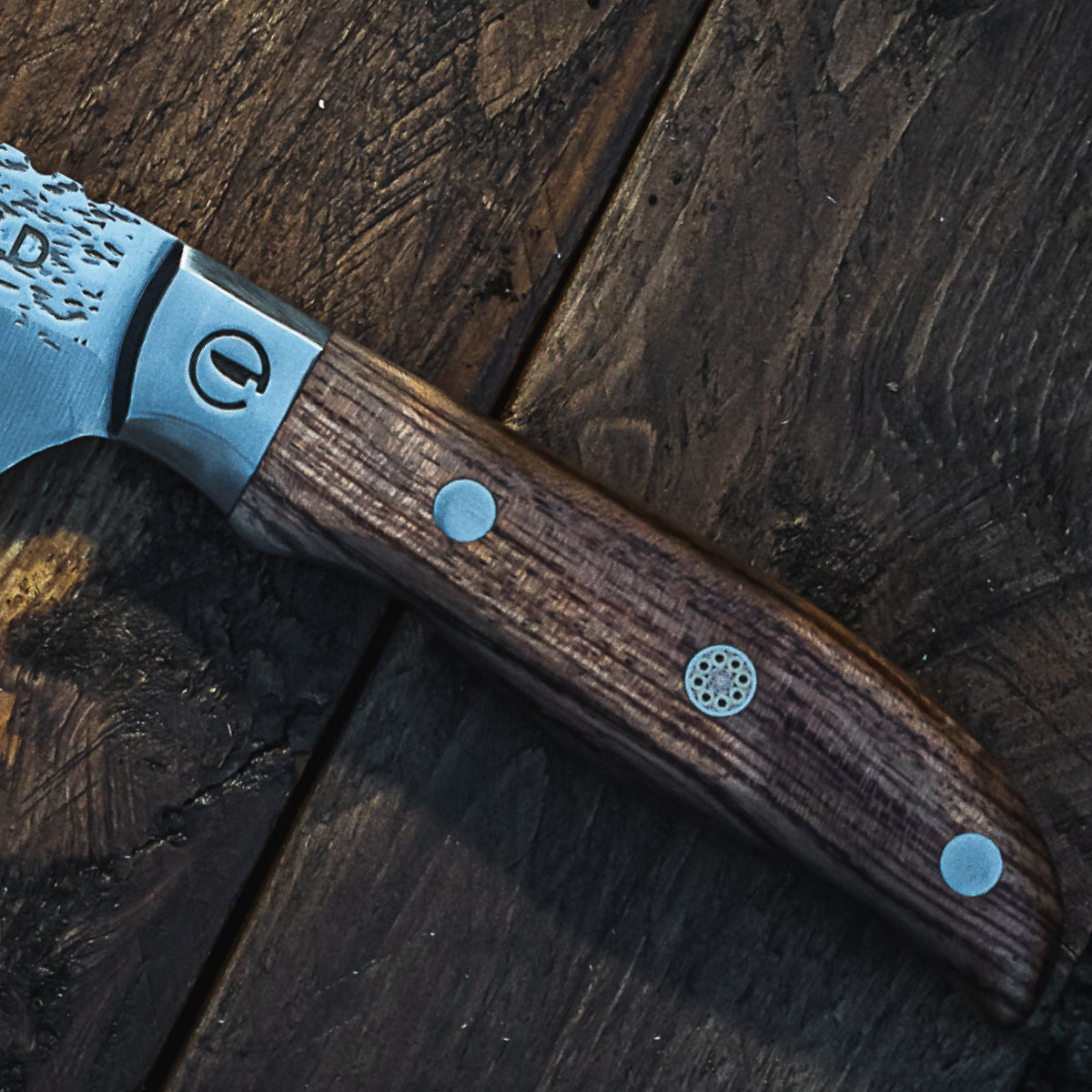 12" Grizzly Scimitar | Forged Japanese San-Mai Steel - TheCookingGuild