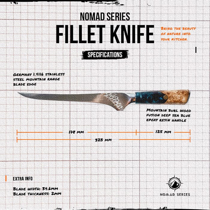 Nomad Series Fillet Knife