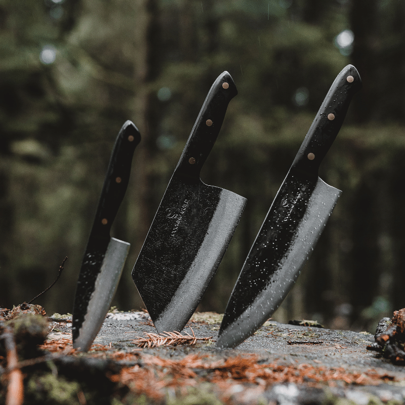 Blacksmith's Hand Forged Kitchen Knife 4 Utility 