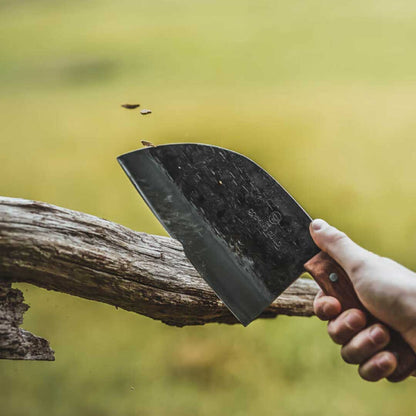 Rustic Hand Forged Serbian Cleaver